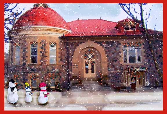 Clyde Library Snowmen