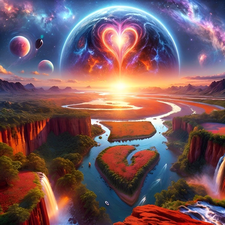 Let's spread love throughout the universe!