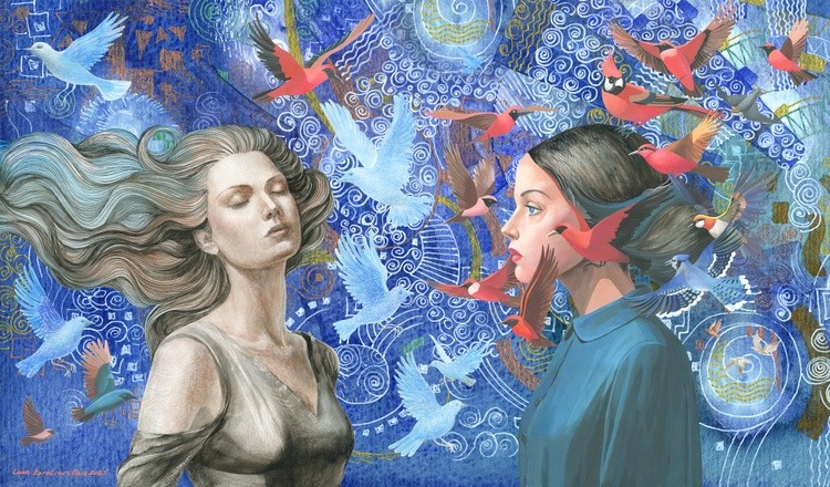 Search for liberation in endless flickering space