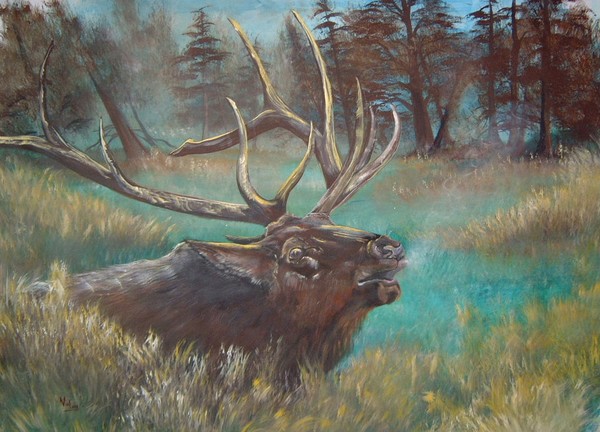 elk mural