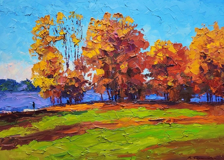 Autumn by the river