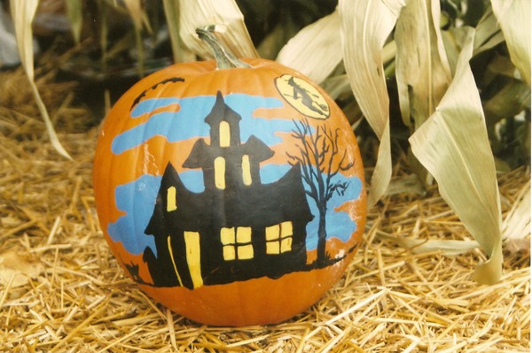 Pumpkin Paining-Haunted House