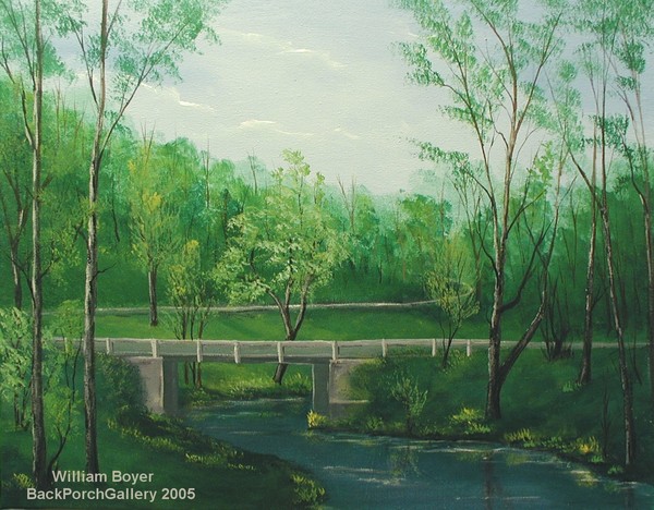 2005-21HaC 22x28 Paint Creek Bridge