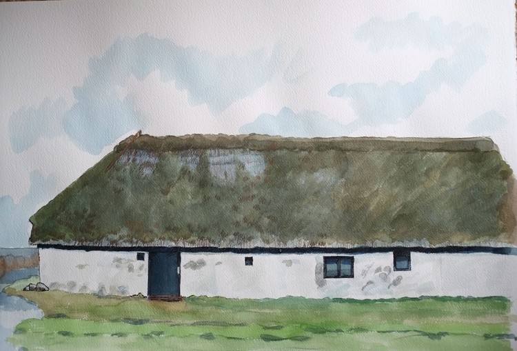 old farmhouse at the westcoast