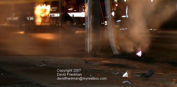 Transformer hit in North Hollywood