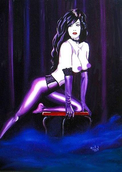 Dancer in Violets  