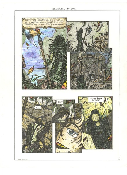 Assurell Avidma comic pg1