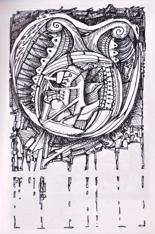 ink drawing 14