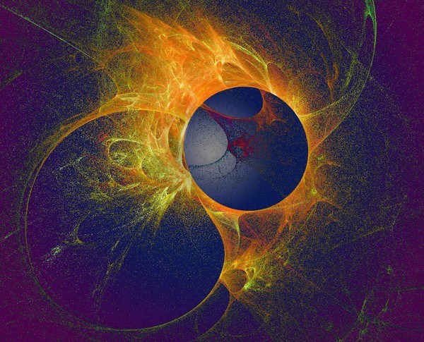 burning planet
