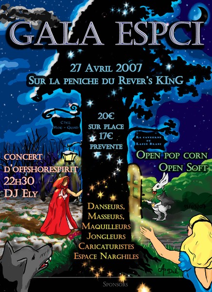 Poster proposed for my school party