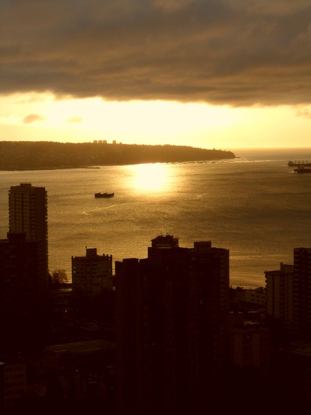 Sunset from the 38th floor 