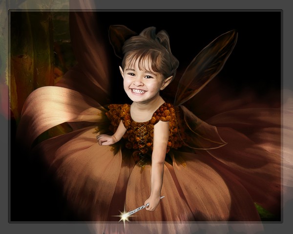 Happy the flower fairy