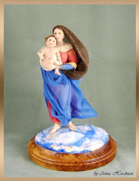 Sistine madonna on a stand