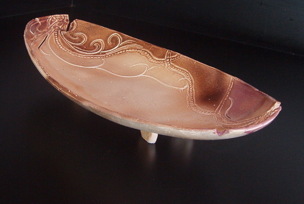 Brown and Tan Tray