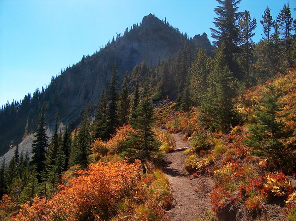 Almost to Hidden Lake