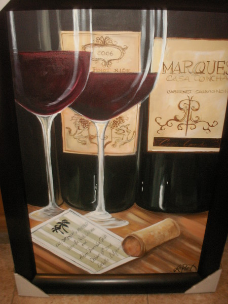 The Wedding gift/ invation painted in still life
