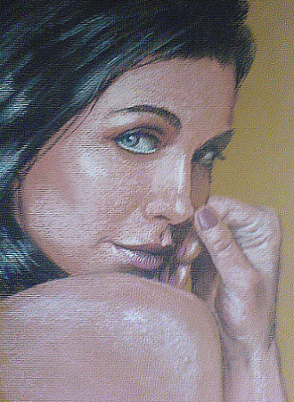 Shy look