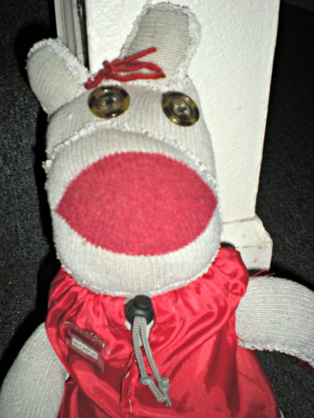 Red Sox sock monkey