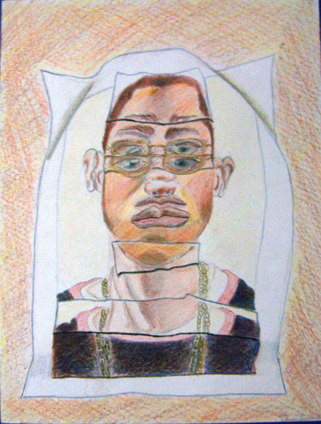 Distorted Self Portrait
