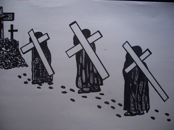 Pick Up Your Cross And Follow Me By Fernando Rivera Artwanted Com