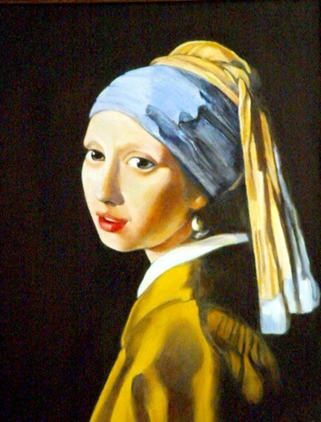 Girl with a Pearl Earring after Vermeer