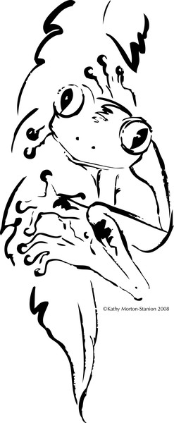 Brushstroke Tree Frog