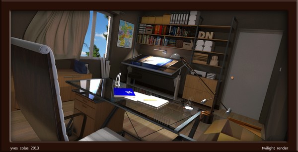 study room by  Nguyen Ðuc