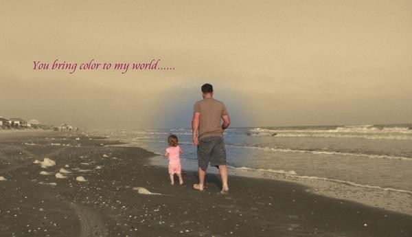 You bring color to my world