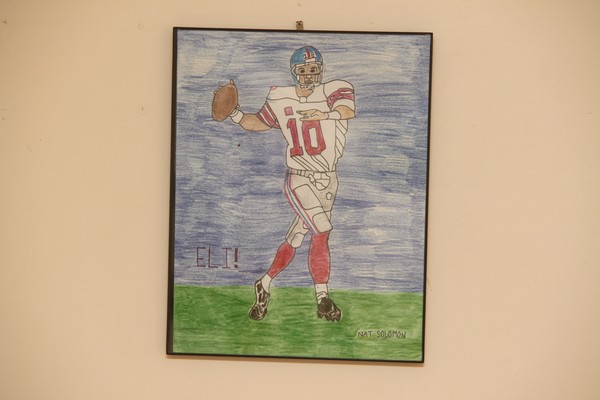 Eli Manning framed 11 x 14 inches