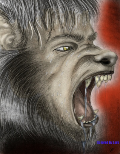 My first realistic werewolf transformation pic