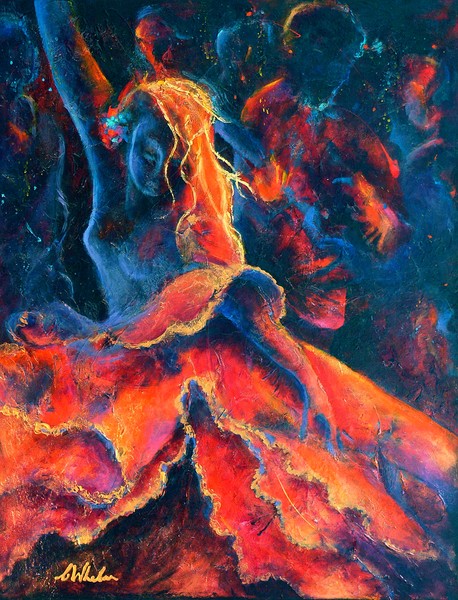 Dancing Queen Acrylics 60x80cm
