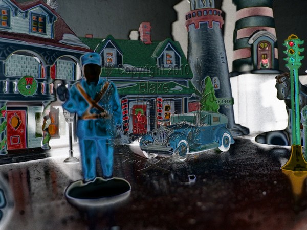 Department 56 Christmas Village Digital Art