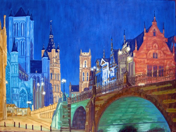 Ghent by night