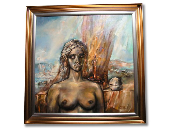 'THE DREAM'-OIL on CANVAS-dim;70/70cm