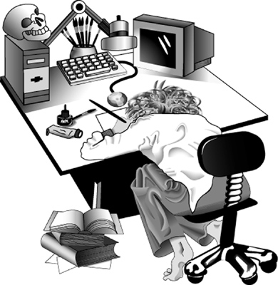 Self Portrait: Deadline Time
