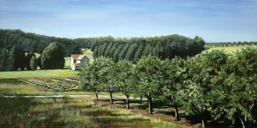 Distant Farm House