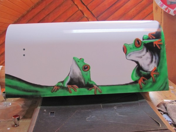 Froggy mailbox
