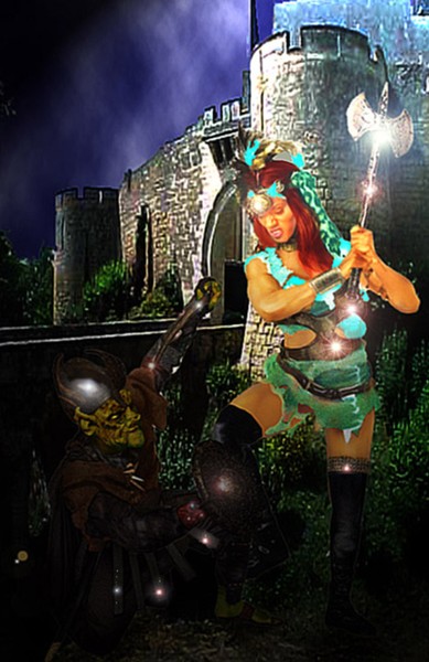 Fight--Valis and Goblin