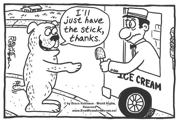 BOW WOWS & MEOWS® DOG Cartoon -