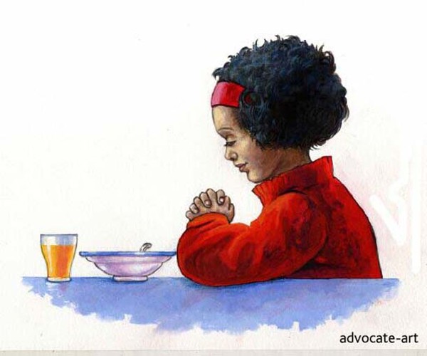 child glass and  bowl Jim Mitchel Advocate-art