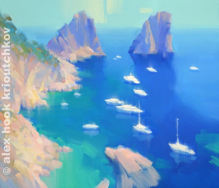 Capri II / 92x73cm