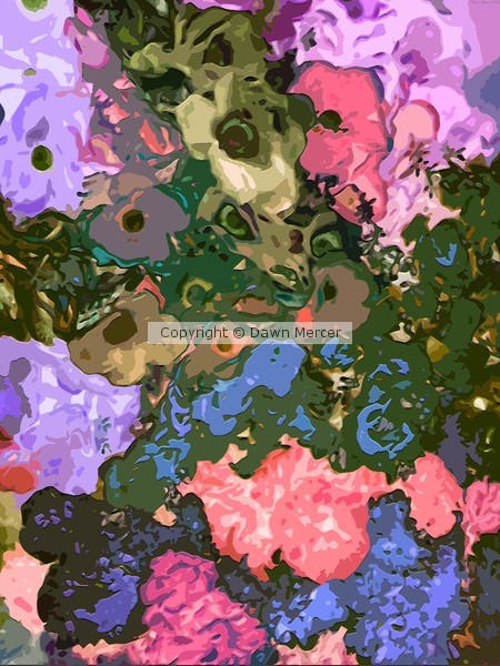 Floral Eye Candy Abstract