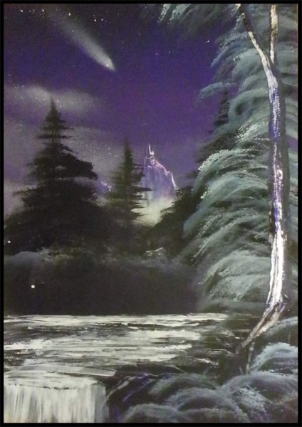 Comet & Trees