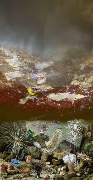 Amalgamated Fragmentation / Plastisphere-Water 3