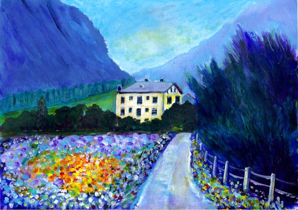 AN ALBERGO IN THE ITALIAN ALPS