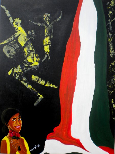 celebration-30x40in Acrylic on canvas