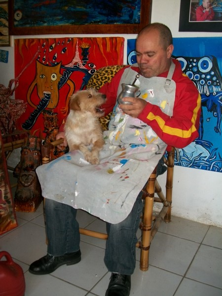 MARONIL EM SEU ATELIÊ