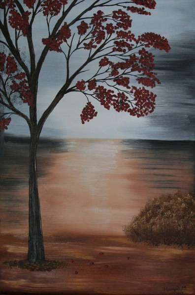 Blooming tree,