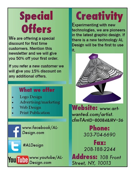 Business Newsletter page 2