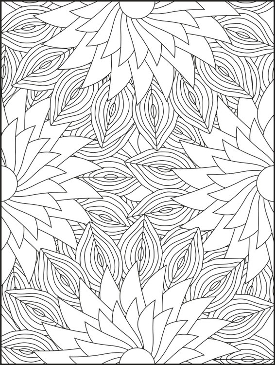 Abstract Coloring Pages 19